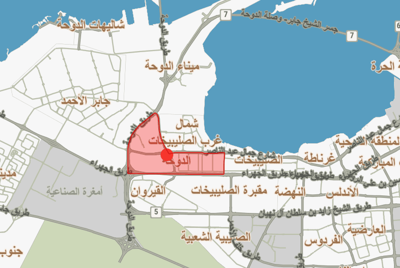 للبيع بيت فى منطقة الدوحة قطعة 2
