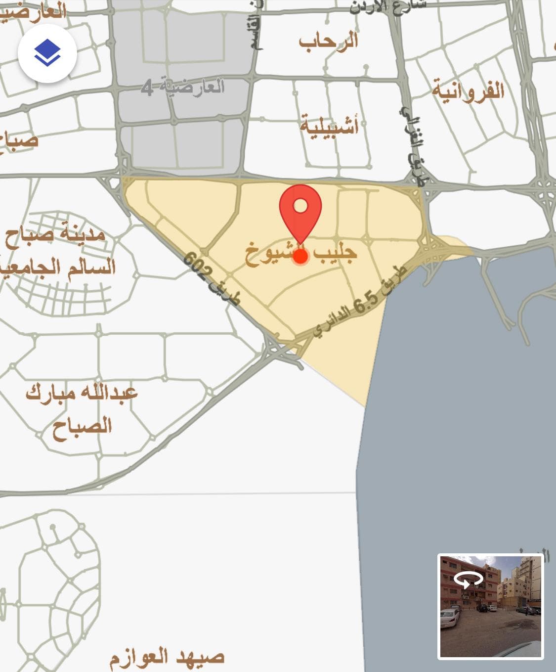 للبيع عماره هدام فى جليب الشيوخ