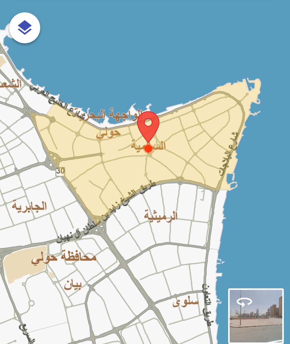 للايجار شقة فى السالمية