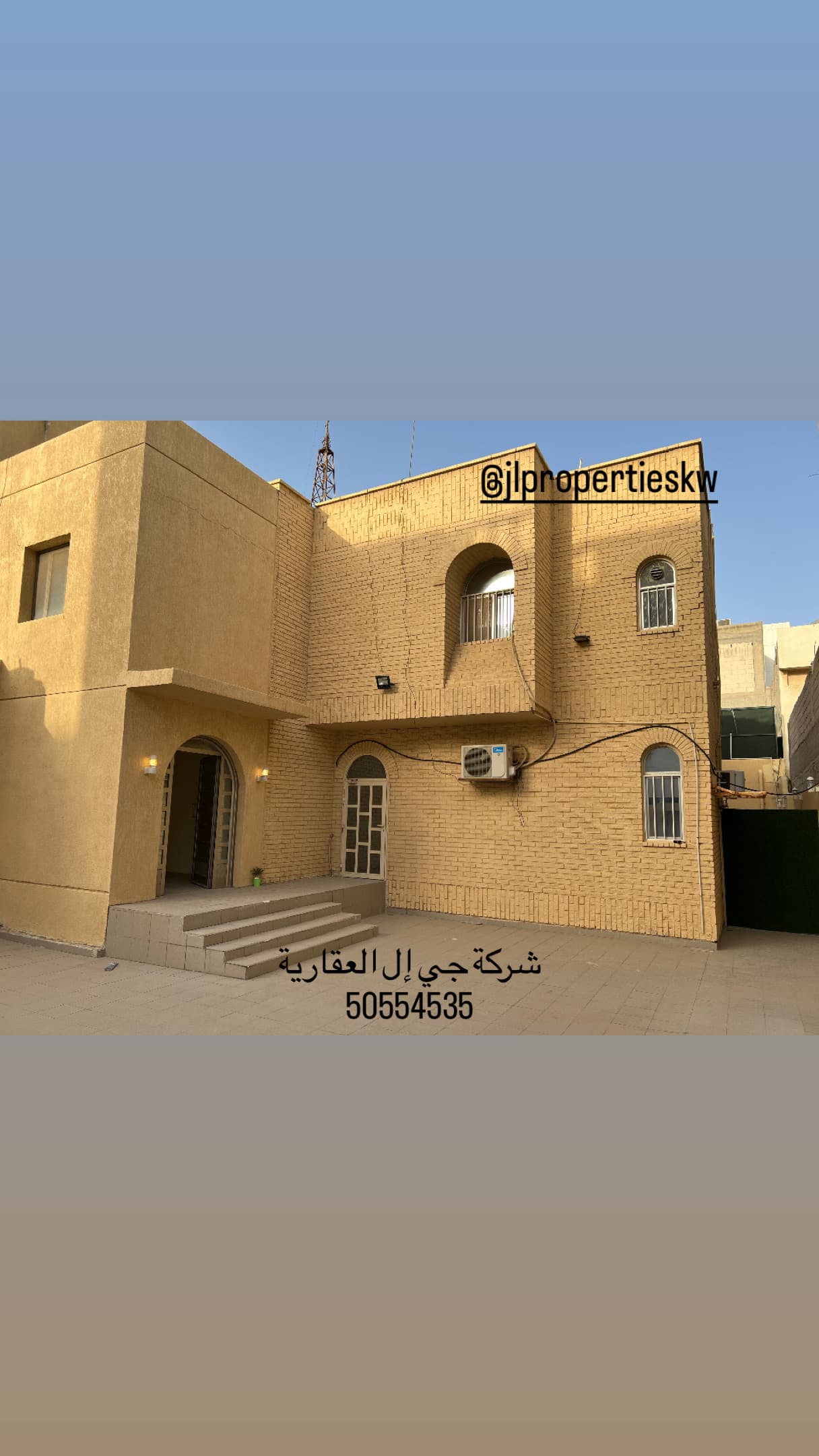 للإيجار نصف بيت مجدد فى العارضية