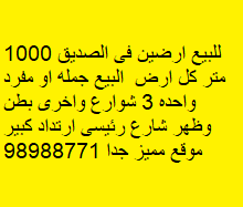 أرضين للبيع فى منطقة الصديق