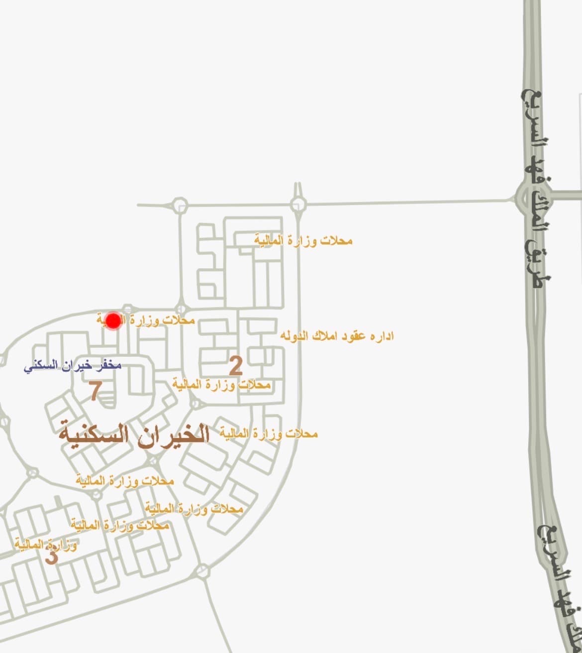 أرض فضاء للبيع فى الخيران السكنية