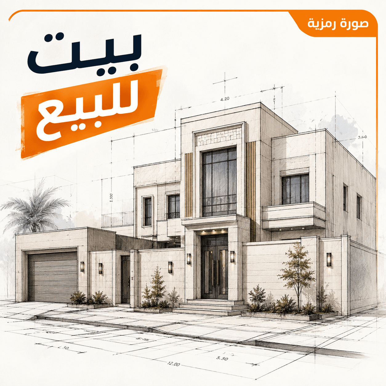 للبيع بيت فى الرقة قطعه 6