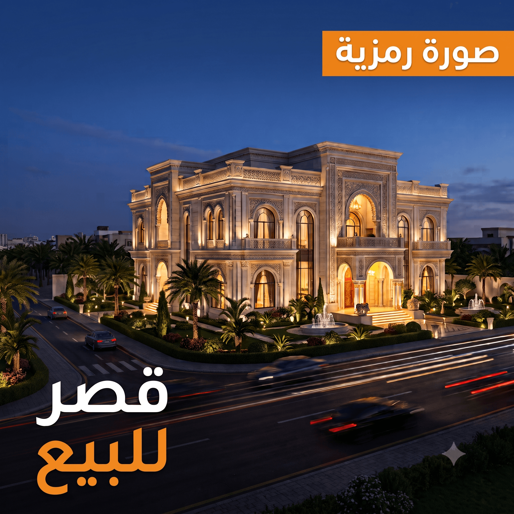 قصر للبيع فى قرطبه موقع مميز