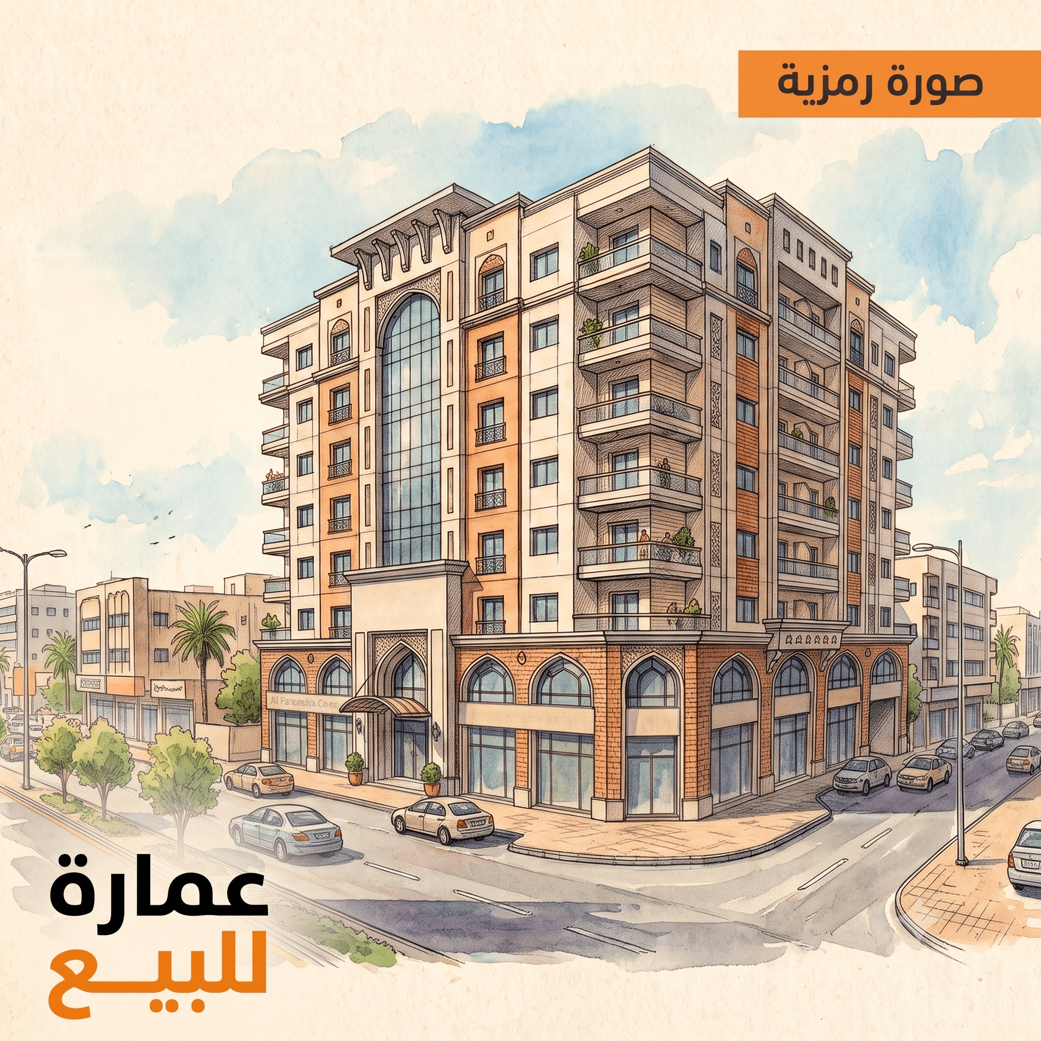 عمارتين للبيع فى بنيد القار