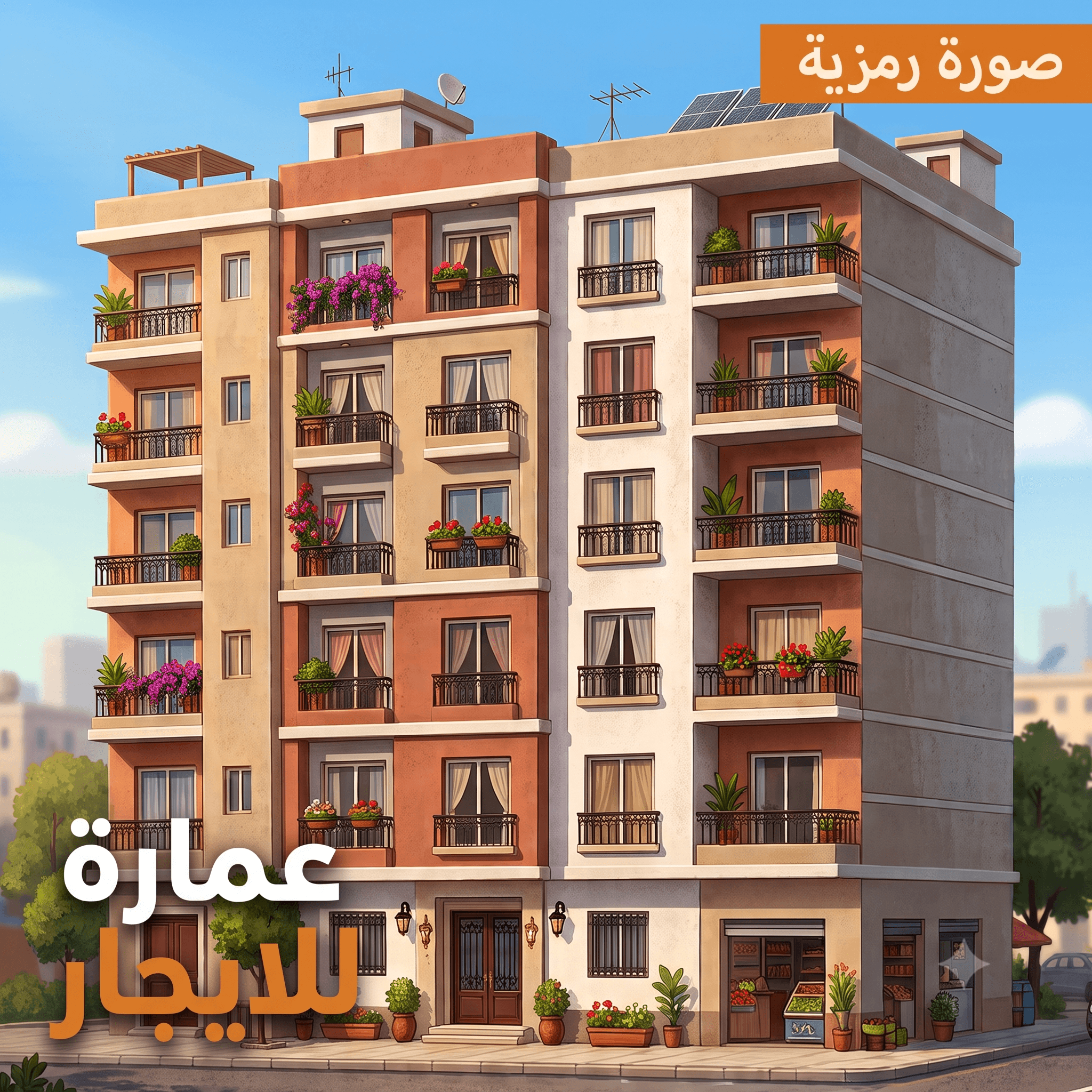 للايجار عماره بالسالميه اول ساكن