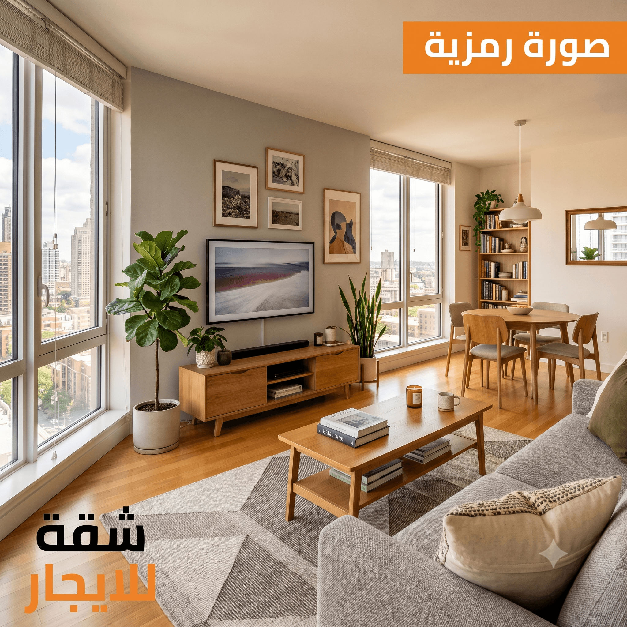 للايجار شقة مع بلكونه في مبارك الكبير