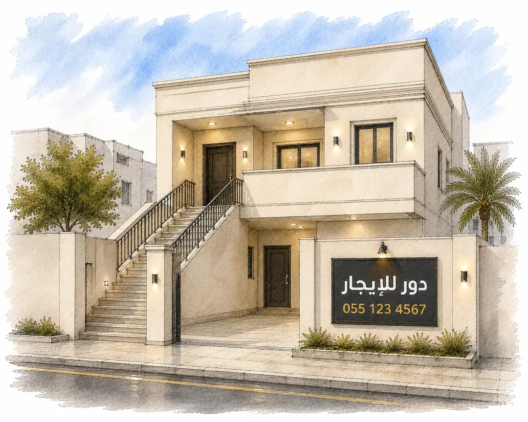 للايجار دور كامل في مبارك الكبير