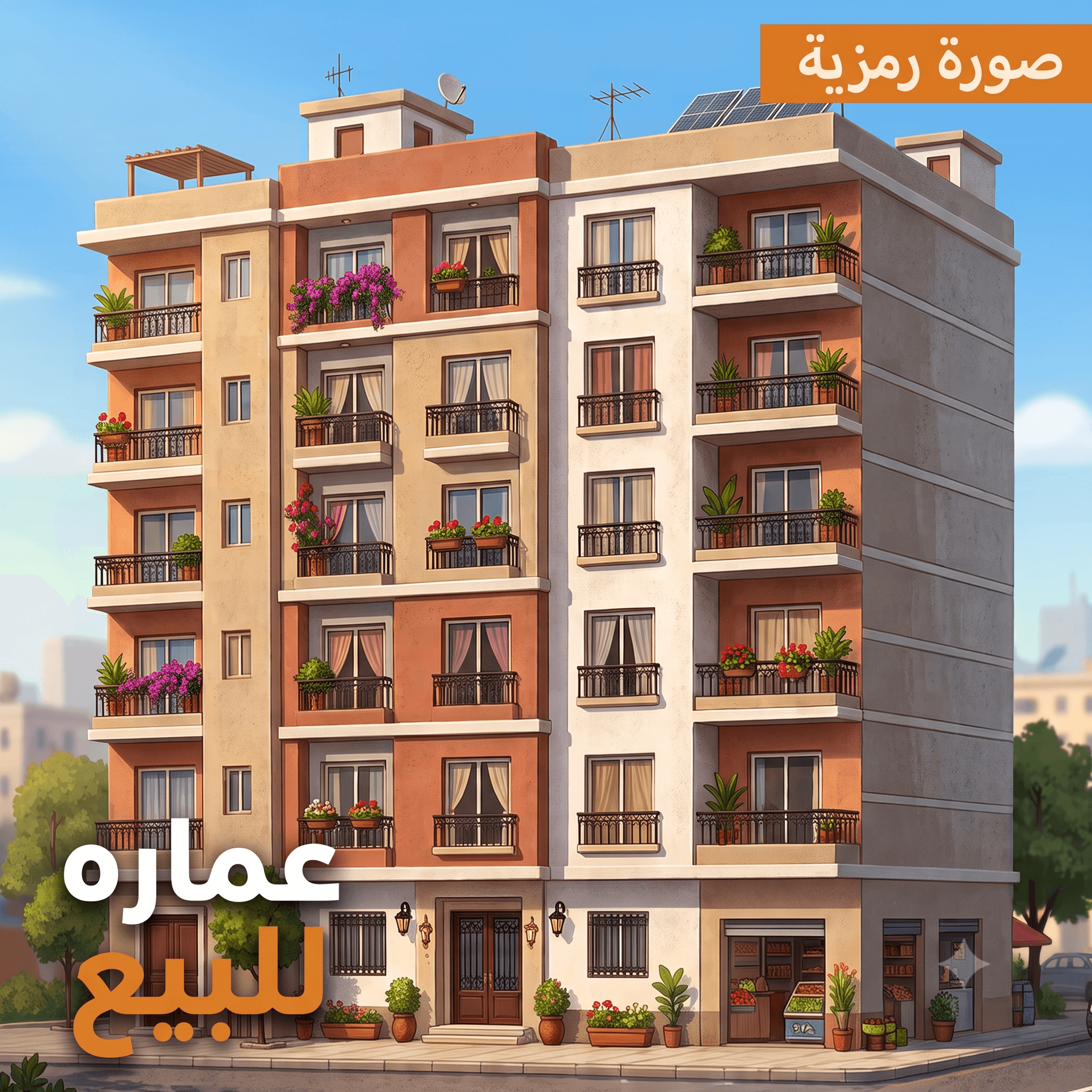 عماره استثمارية للبيع فى الفروانيه