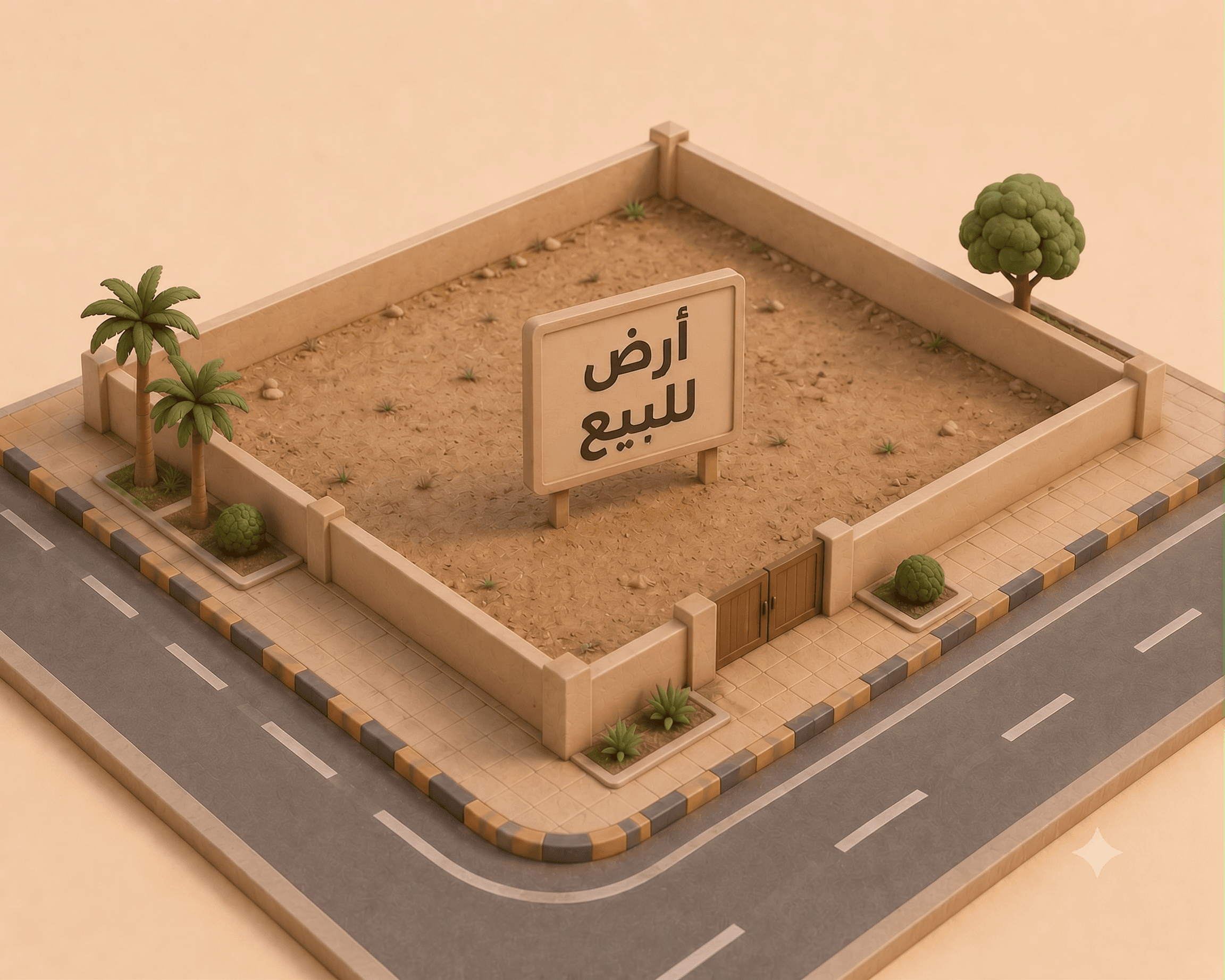 ارض للبيع في قرطبه موقع ممتاز