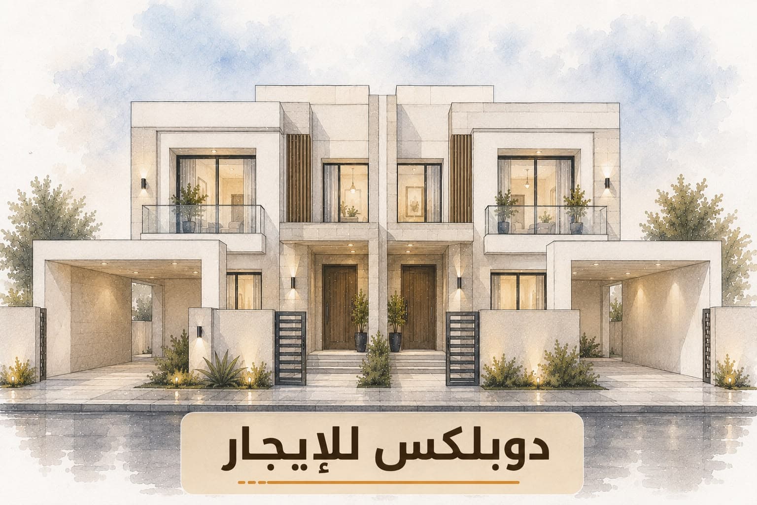 للايجار دوبلكس فى جابر الاحمد