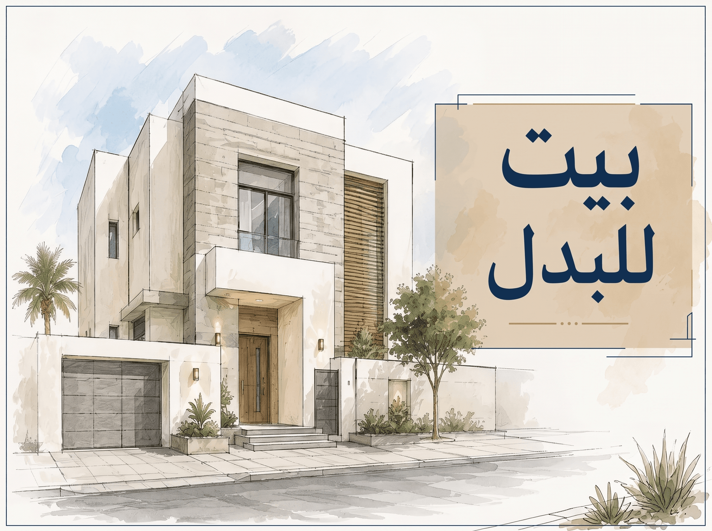 قسيمة للبدل فى الوفرة مع بيت حكومة