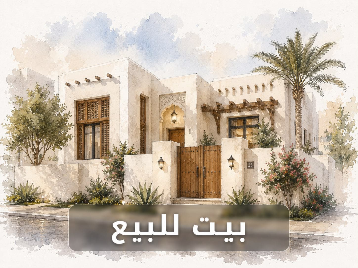 للبيع بيت فى الرقة سكن وإيجار