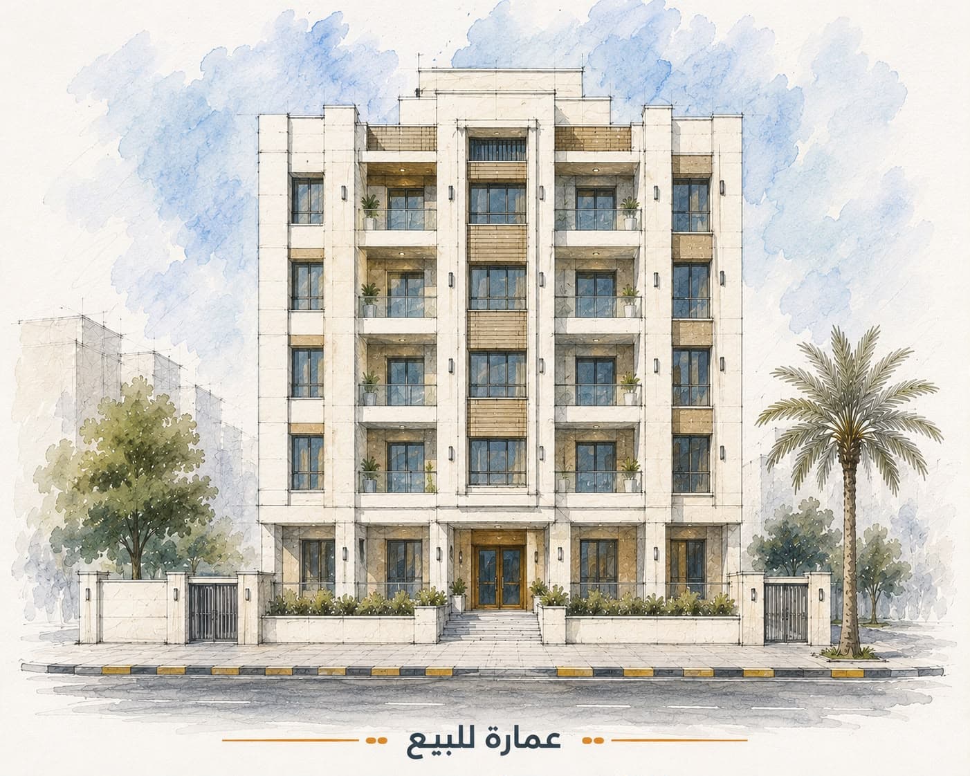 عماره للبيع فى حولى زاويه مقابل مواقف