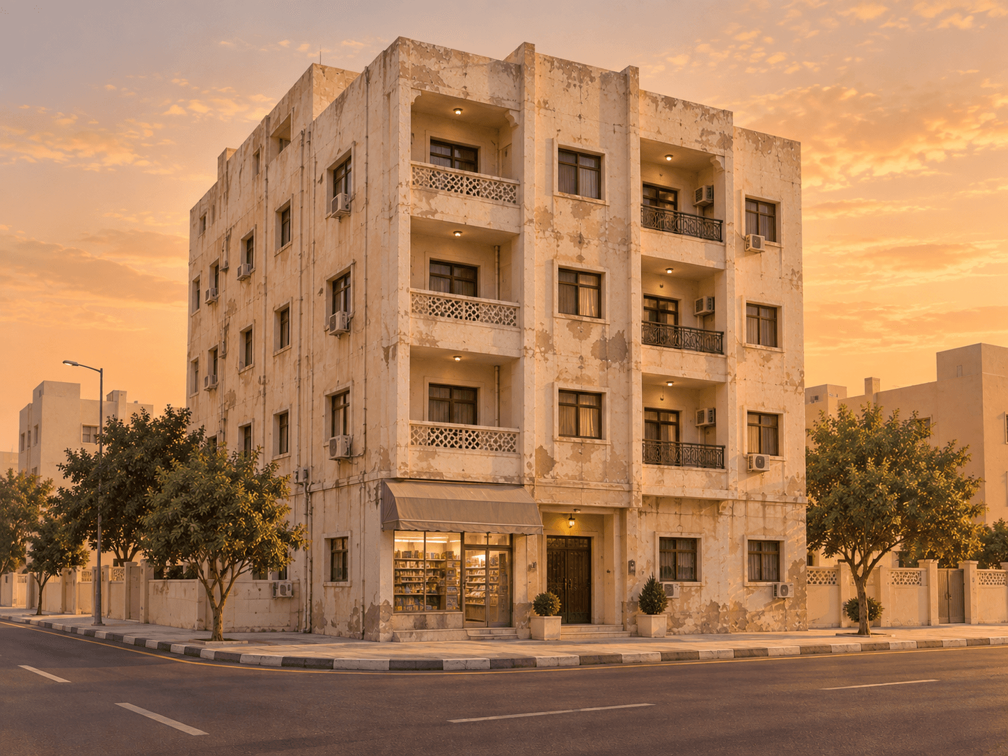 عمارة قديمة للبيع فى شرق زاوية