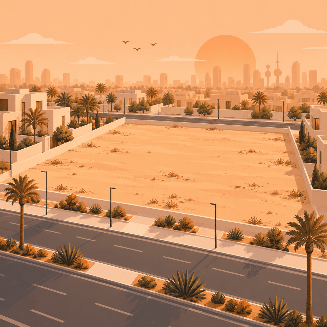 ارض فضاء للبيع بابوفطيره موقع مميز
