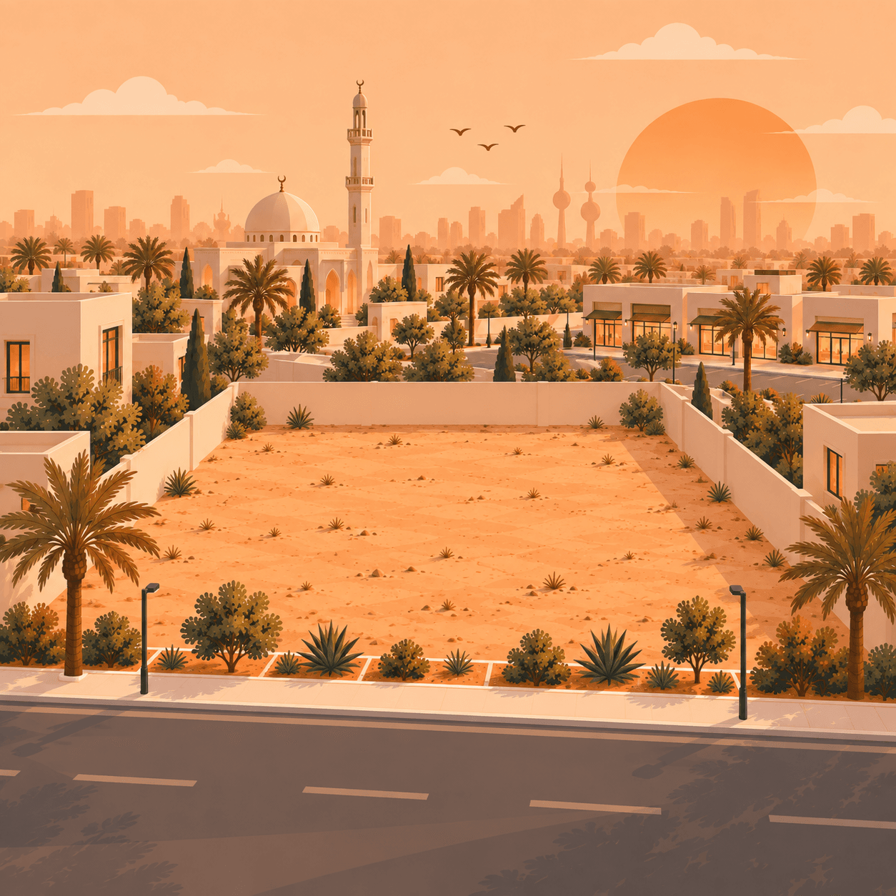 للبدل قسيمة بصباح السكنية مع طلب