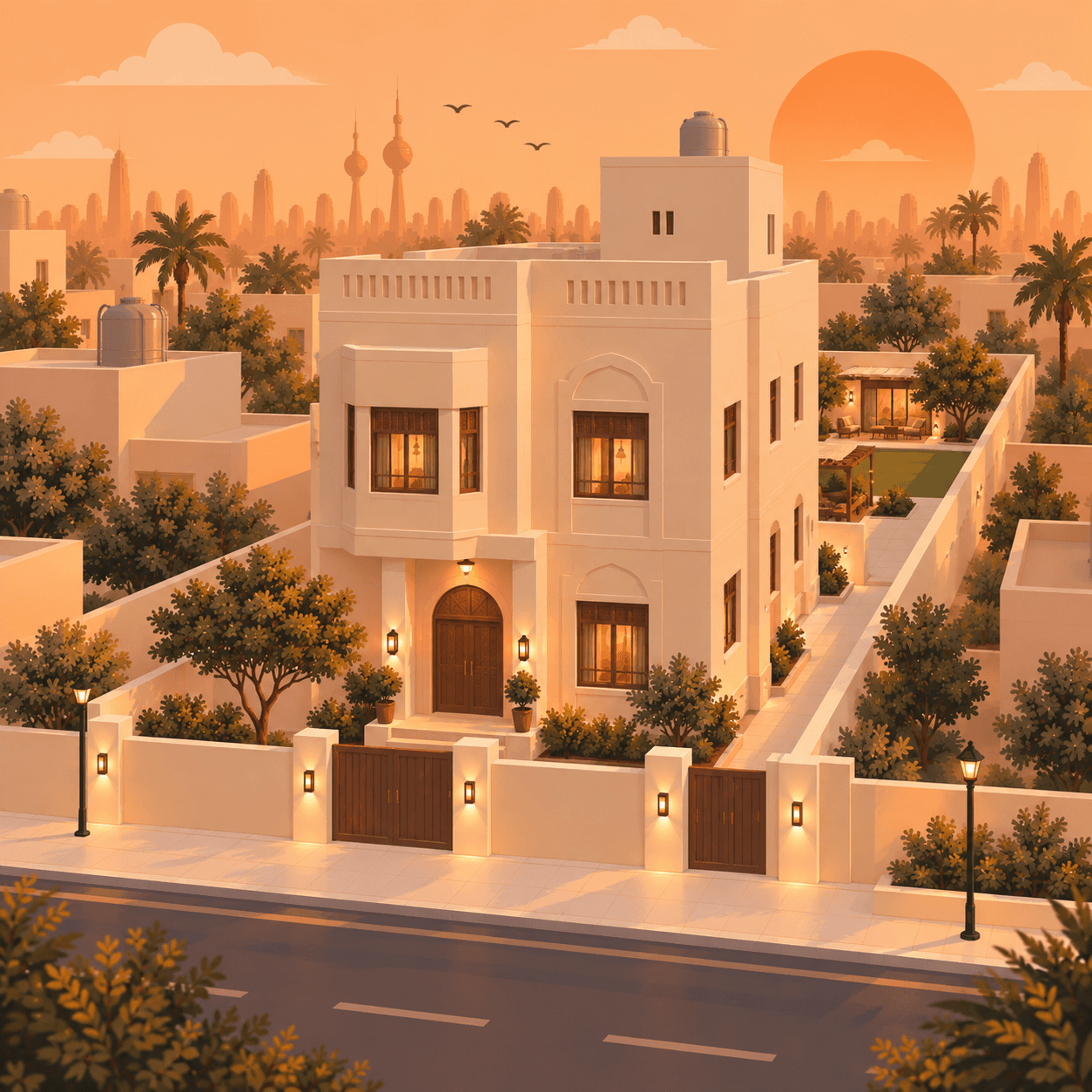 للبيع بيت حكومي مؤجر بجابر الاحمد