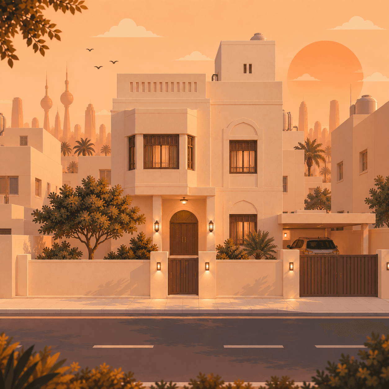 بيت حكومة للبيع فى صباح الاحمد السكنية