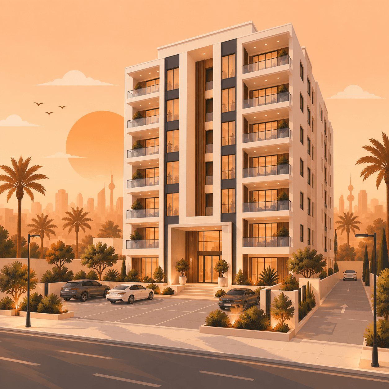 للبيع عماره زاوية مدخول في الفروانيه