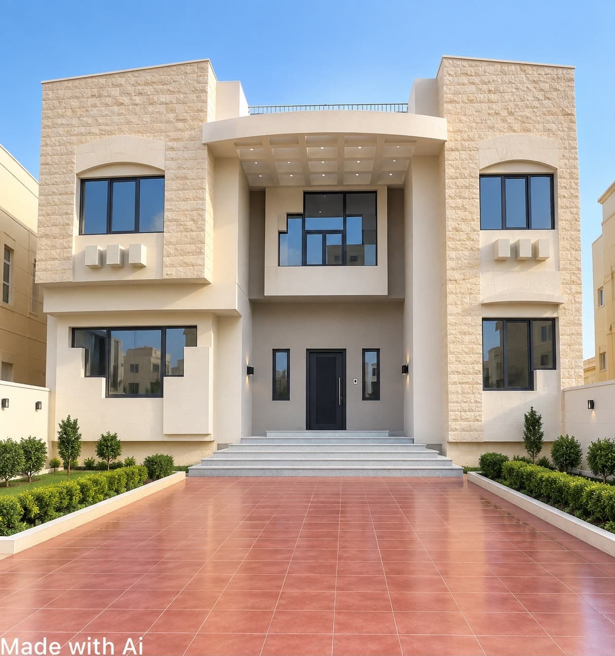 للبيع فيلا في ضاحية حطين من دورين وربع