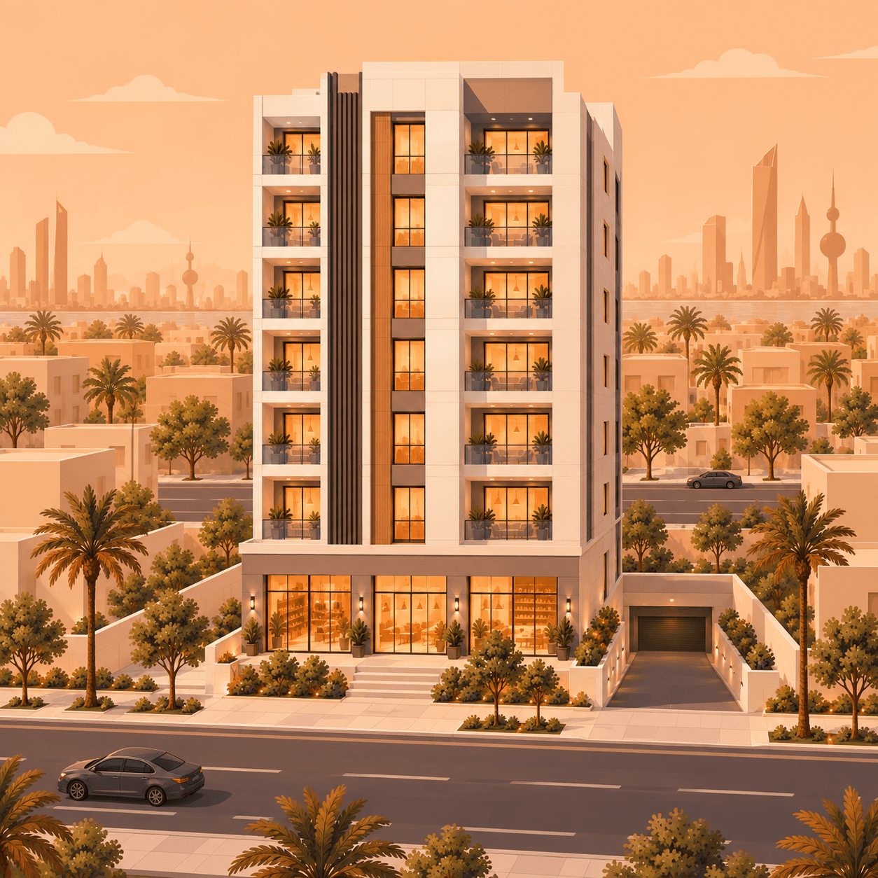 للبيع عمارة استثمارية فى السالمية بطن وظهر