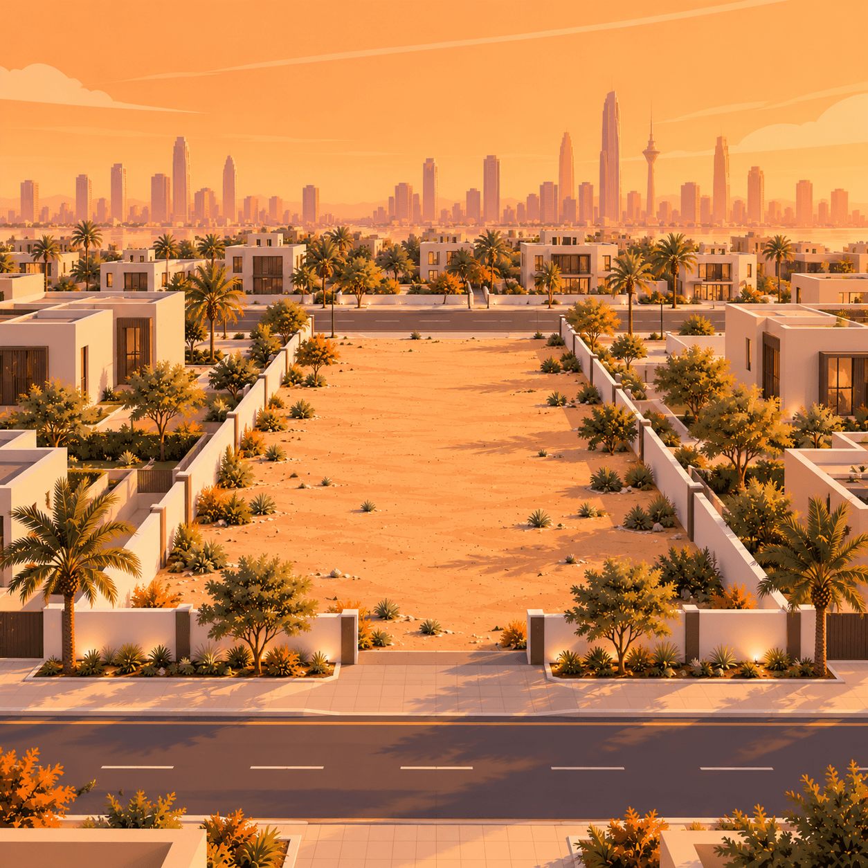 للبيع ارض في الجليب بطن وظهر