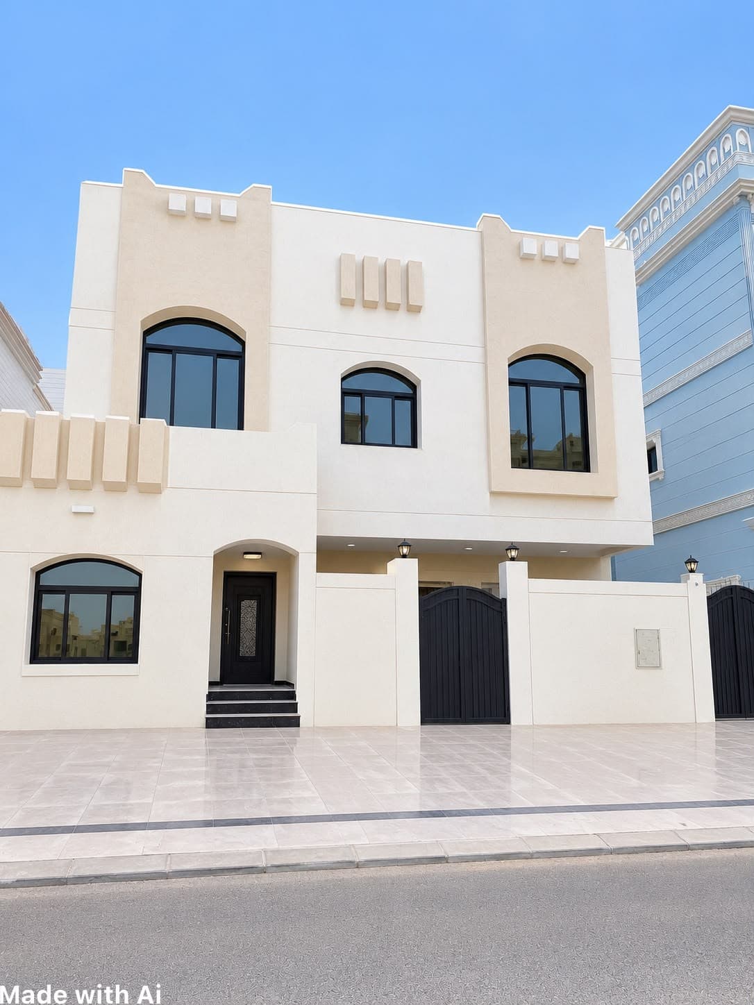 بيت للبيع بعبدالله المبارك دورين ونصف