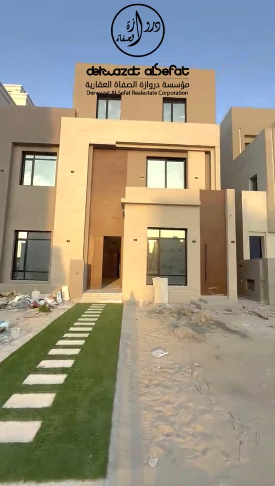للإيجار فيلا بالمطلاع من دورين ونص