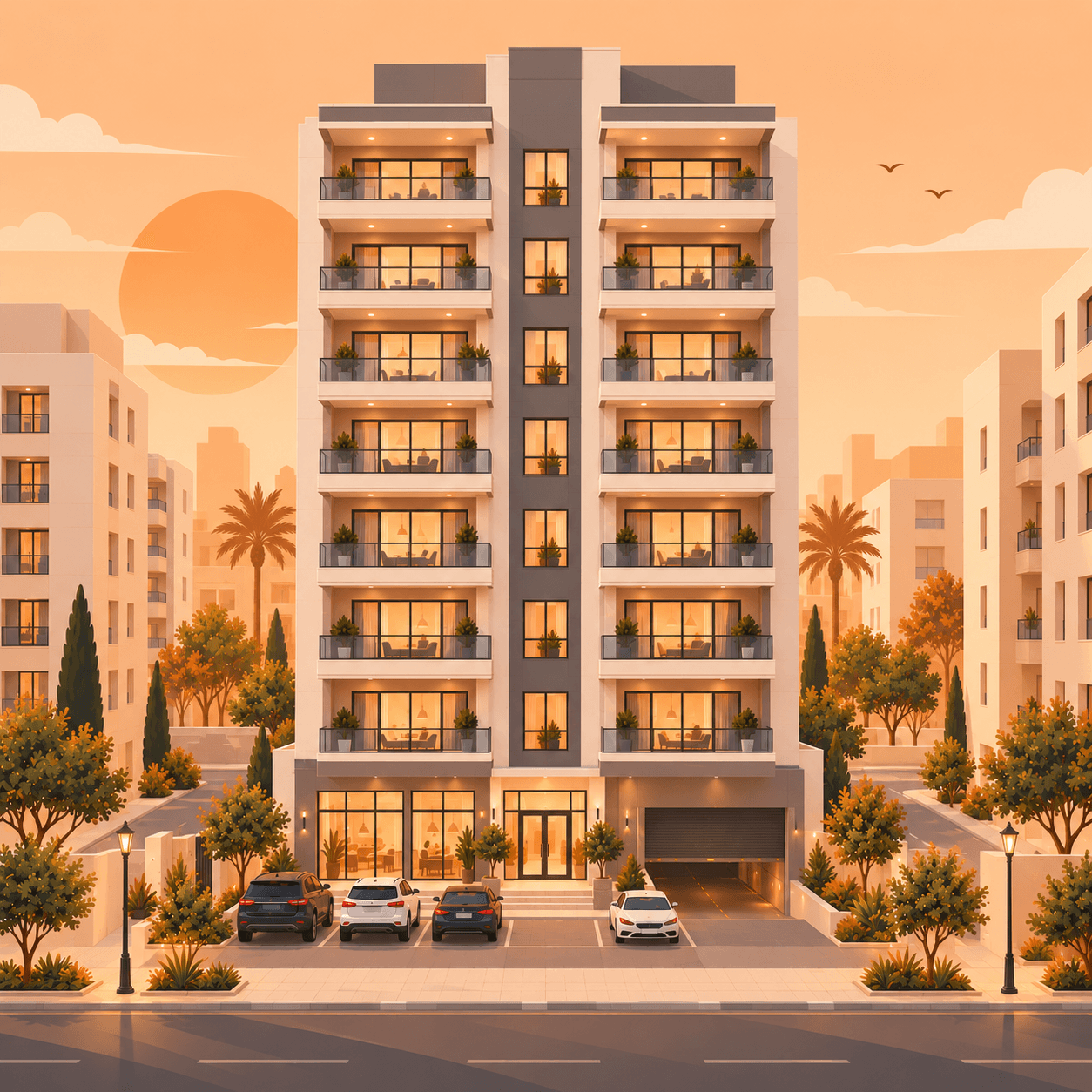 للبيع عماره جديدة في خيطان