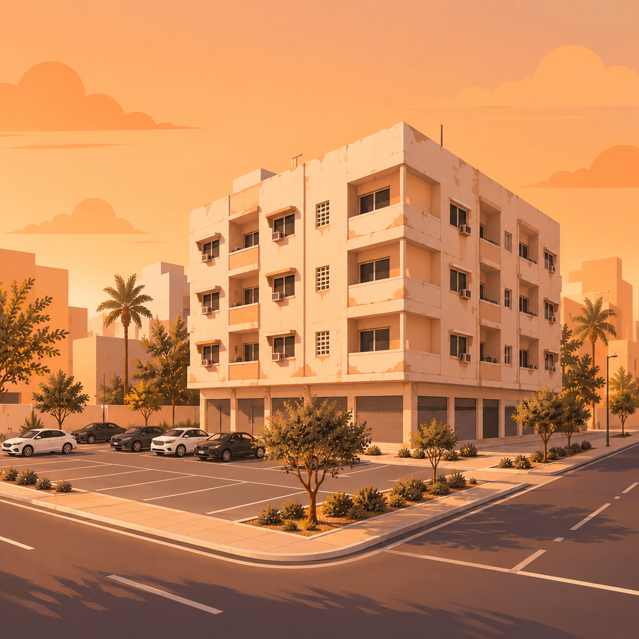 للبيع  عمارة هدام فى السالمية