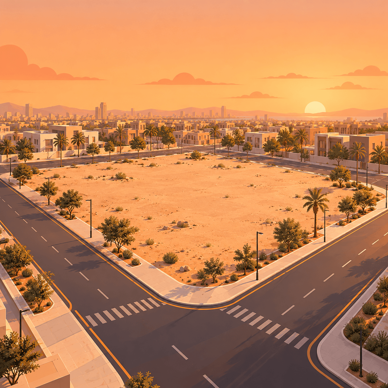 للبيع أرض استثماري في بنيد القار