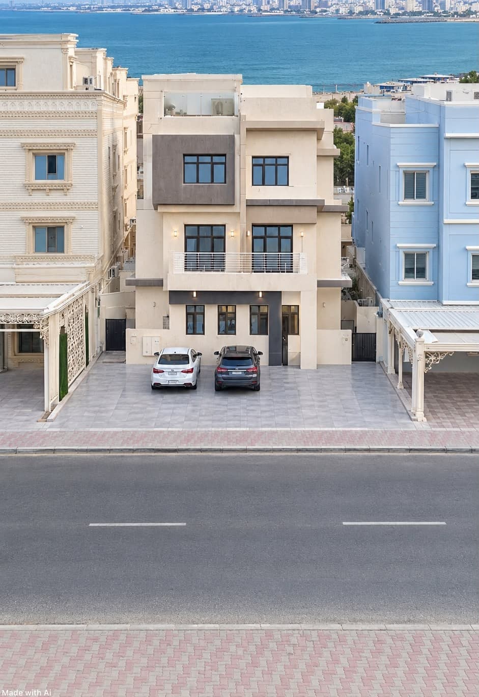 للبيع شاليه في صباح البحرية المرحلة الثالثة