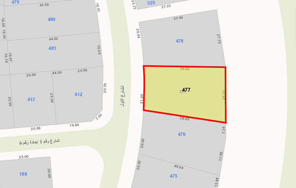 أرض فضاء للبيع فى اليرموك أرض فضاء للبيع فى اليرموك