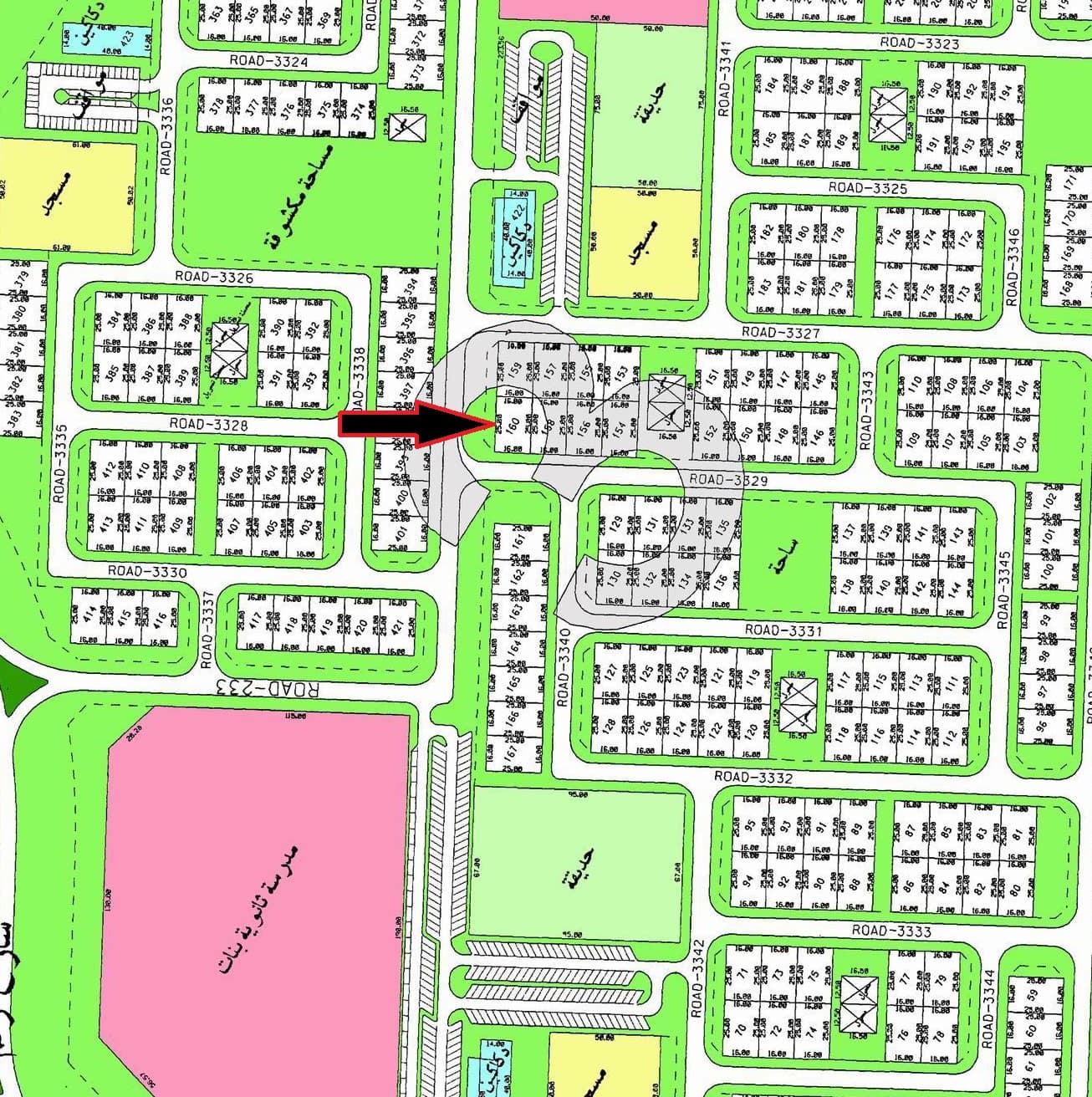 أرض زاوية للبيع فى الخيران السكنى أرض زاوية للبيع فى الخيران السكنى