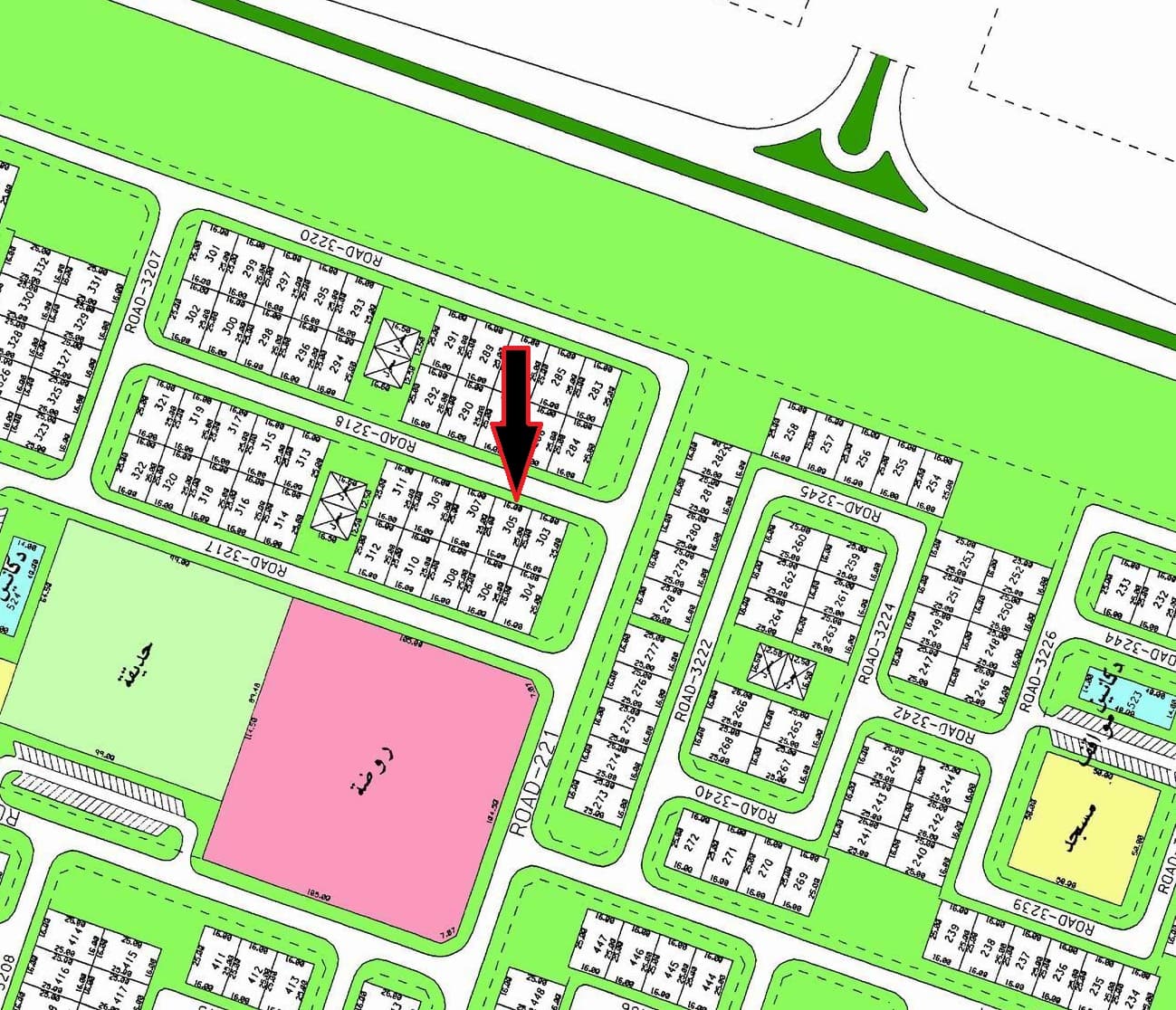 للبيع أرض فى منطقة الخيران السكنى قطعة 2 للبيع أرض فى منطقة الخيران السكنى قطعة 2