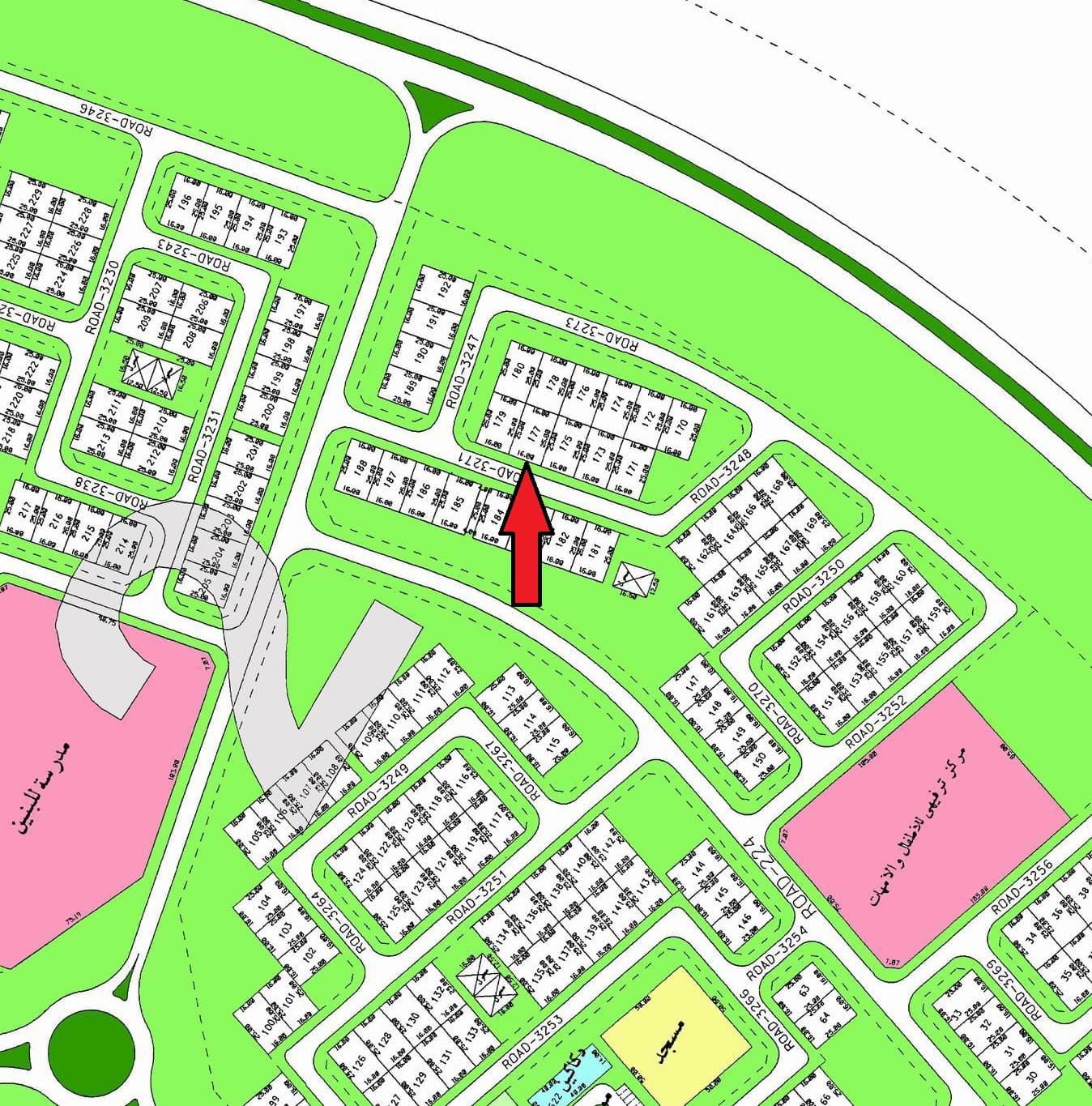 أرض للبيع فى منطقة الخيران السكني شارع واحد أرض للبيع فى منطقة الخيران السكني شارع واحد