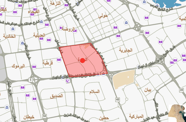 بيت للإيجار فى السره موقع حيوى رمز 45060 بيت للإيجار فى السره موقع حيوى