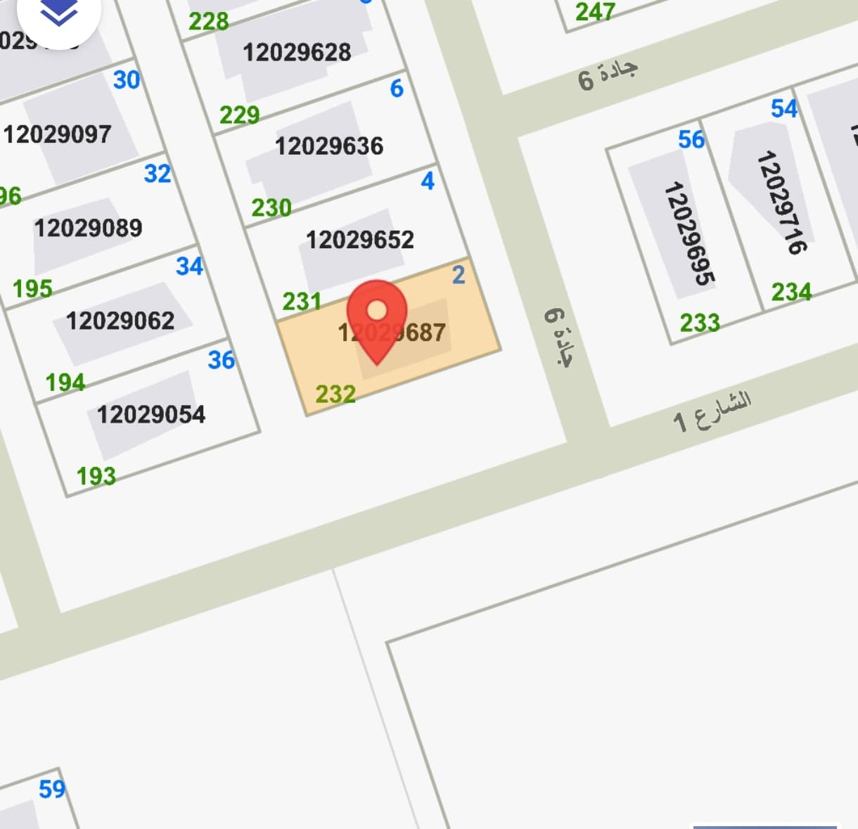 أرض للبيع فى بيان زاوية رمز 52496 أرض للبيع فى بيان زاوية