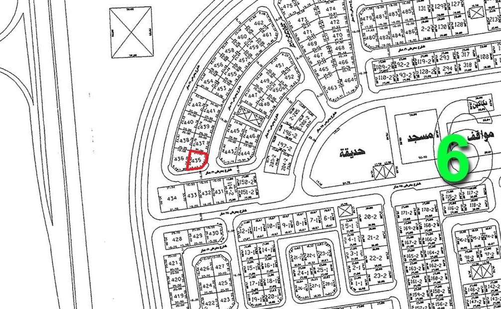 أرض زاوية للبيع بالزهراء ق6 رمز 52738 أرض زاوية للبيع بالزهراء ق6