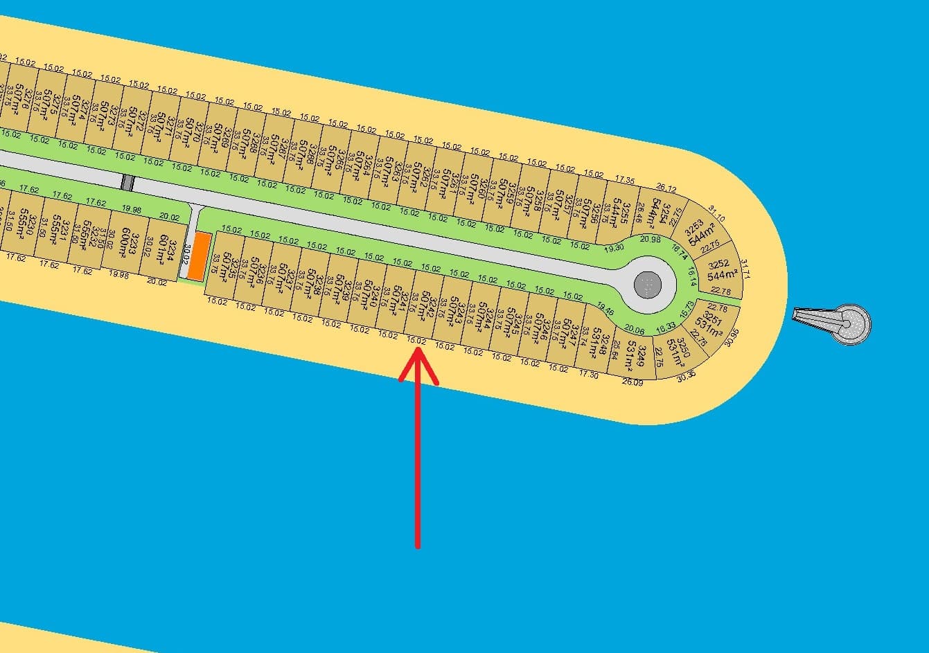 أرض للبيع فى صباح الاحمد البحرية رمز 53559 أرض للبيع فى صباح الاحمد البحرية
