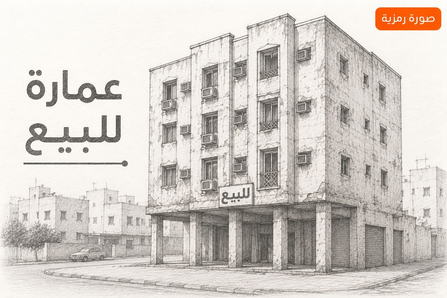 عمارة للبيع فى منطقة المهبوله رمز 6530 عمارة للبيع فى منطقة المهبوله