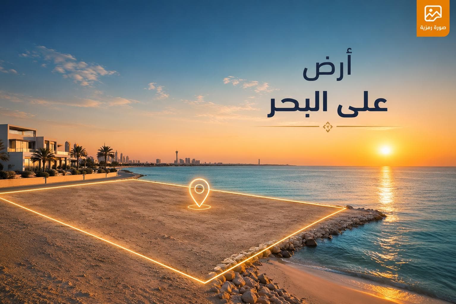 أرض للبيع فى الشريط الساحلي رمز 3457 أرض للبيع فى الشريط الساحلي