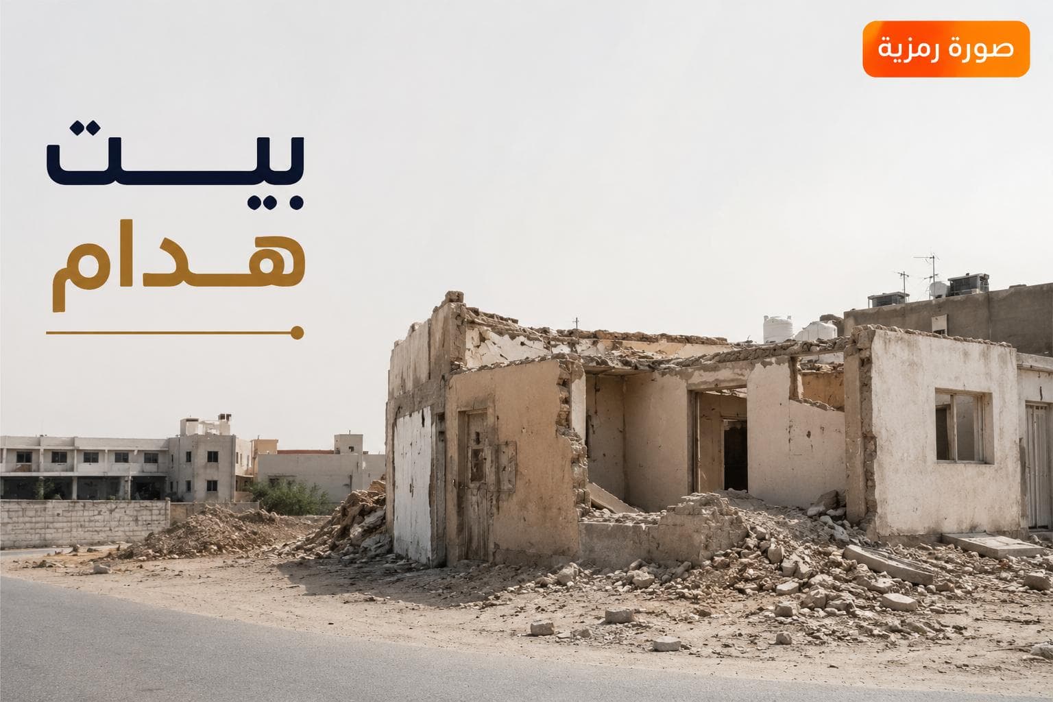 بيت هدام للبيع فى الرميثيه رمز 6627 بيت هدام للبيع فى الرميثيه